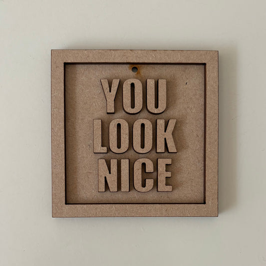 9cm You Look Nice Mini Frame