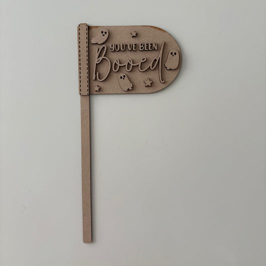 30cm You've Been Booed Boo Basket Flag
