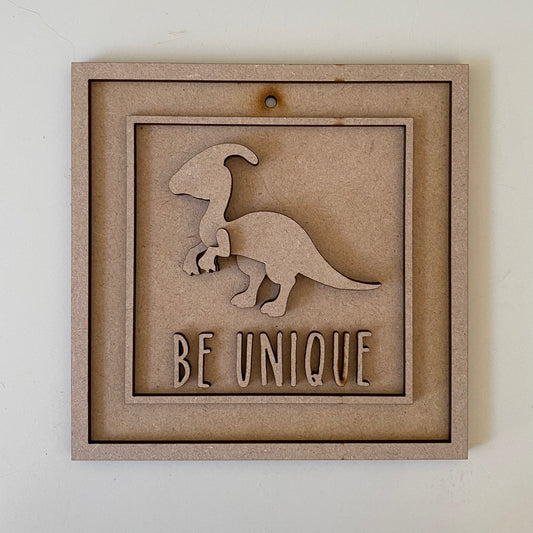 15cm Be Unique Parasaurolophus Dinosaur Sign