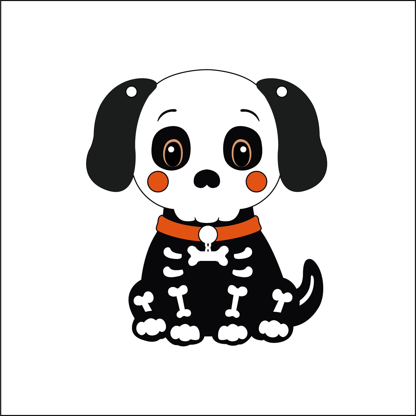 10cm Bone Retriever Decoration