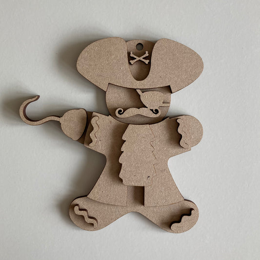 10cm Hook Gingerbread Character