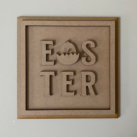 19cm Easter Sign