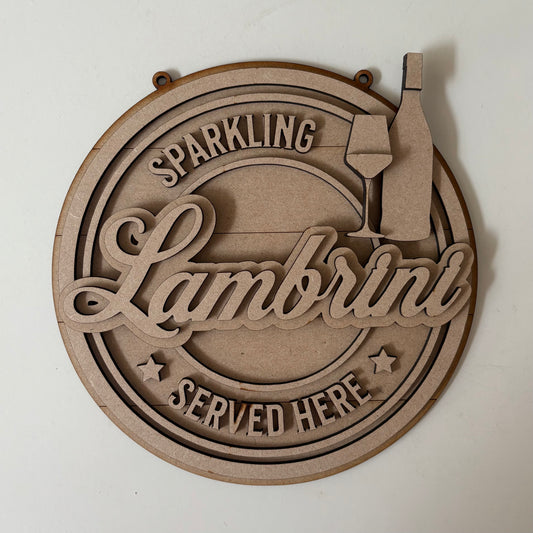 20cm Lambrini Sign