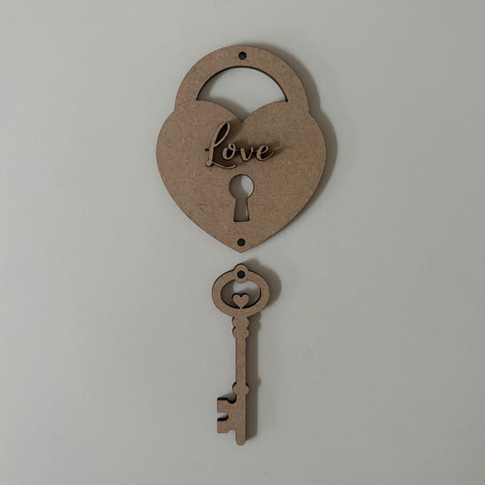 Lock & Key Love Decoration