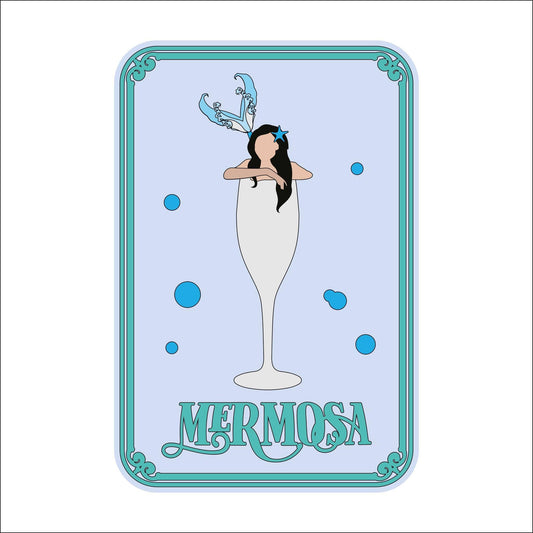 30cm Mermosa Mermaid Sign