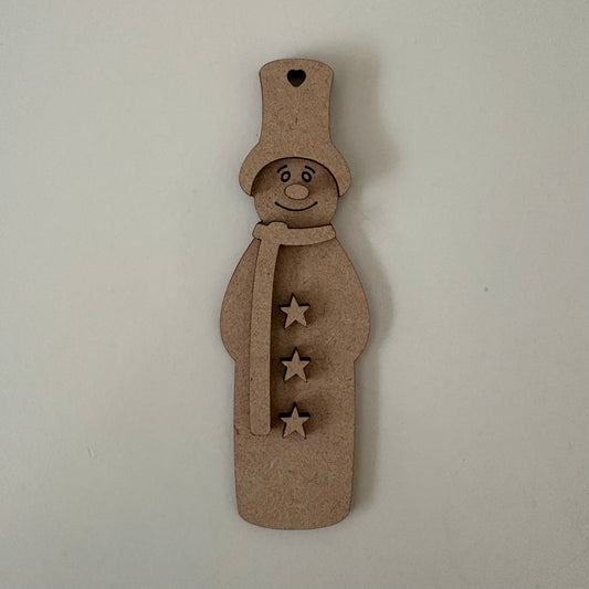 12.5cm Nordic Snowman Decoration