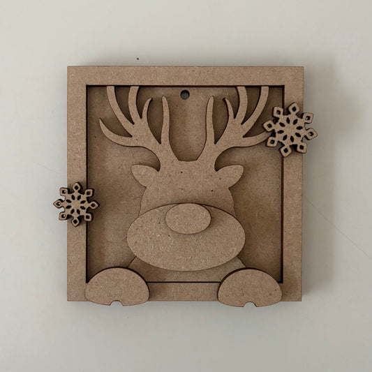 9cm Reindeer Mini Frame