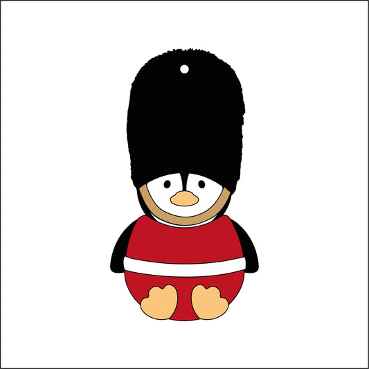 13cm Penguin Royal Guard Decoration