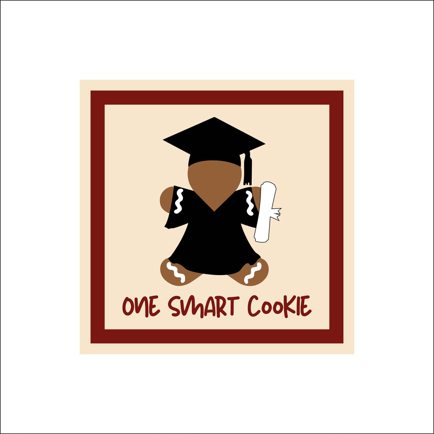 19cm One Smart Cookie Sign